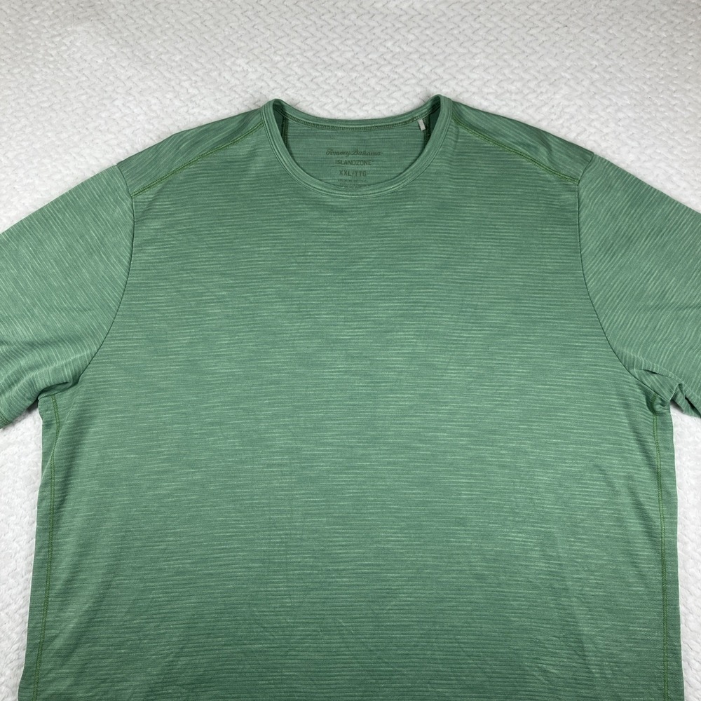 Tommy Bahama Shirt 2XL XXL Heather Islandzone Coolmax Modal Tencel Trail Mens - Picture 3 of 12